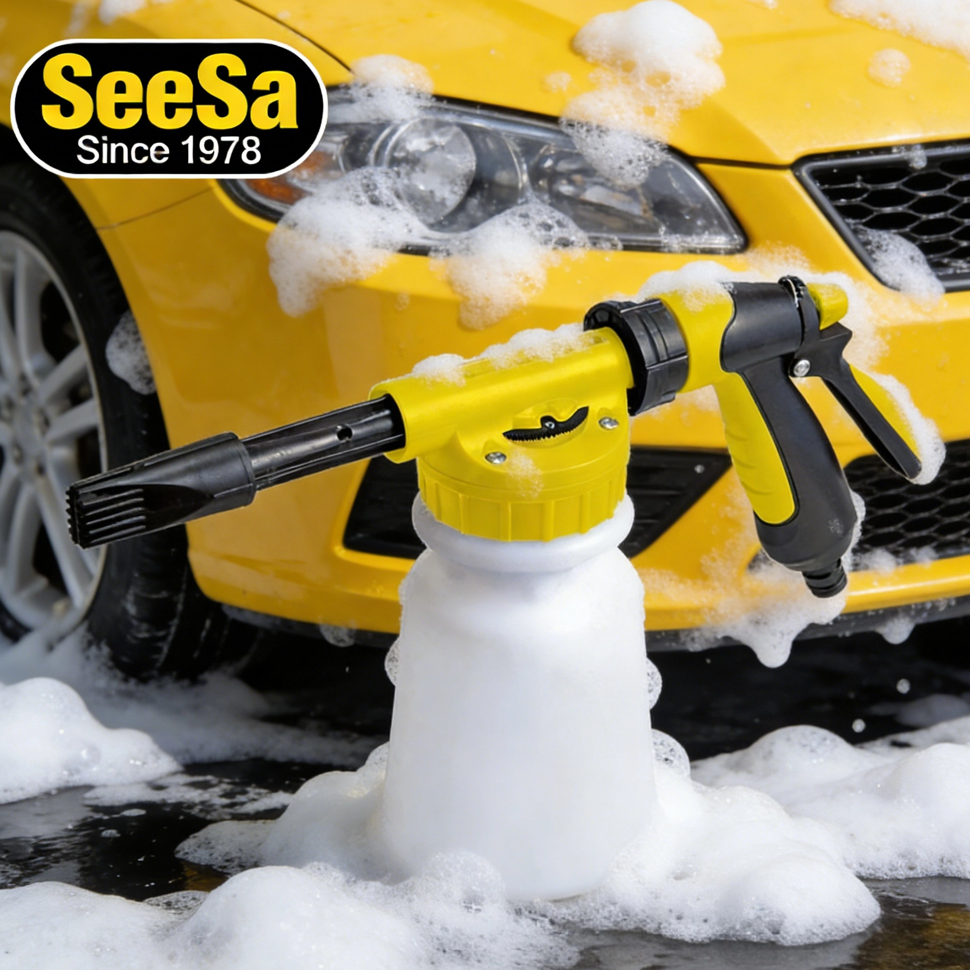 Limpieza profesional de Home Garage: su pistola de espuma de limpieza definitiva