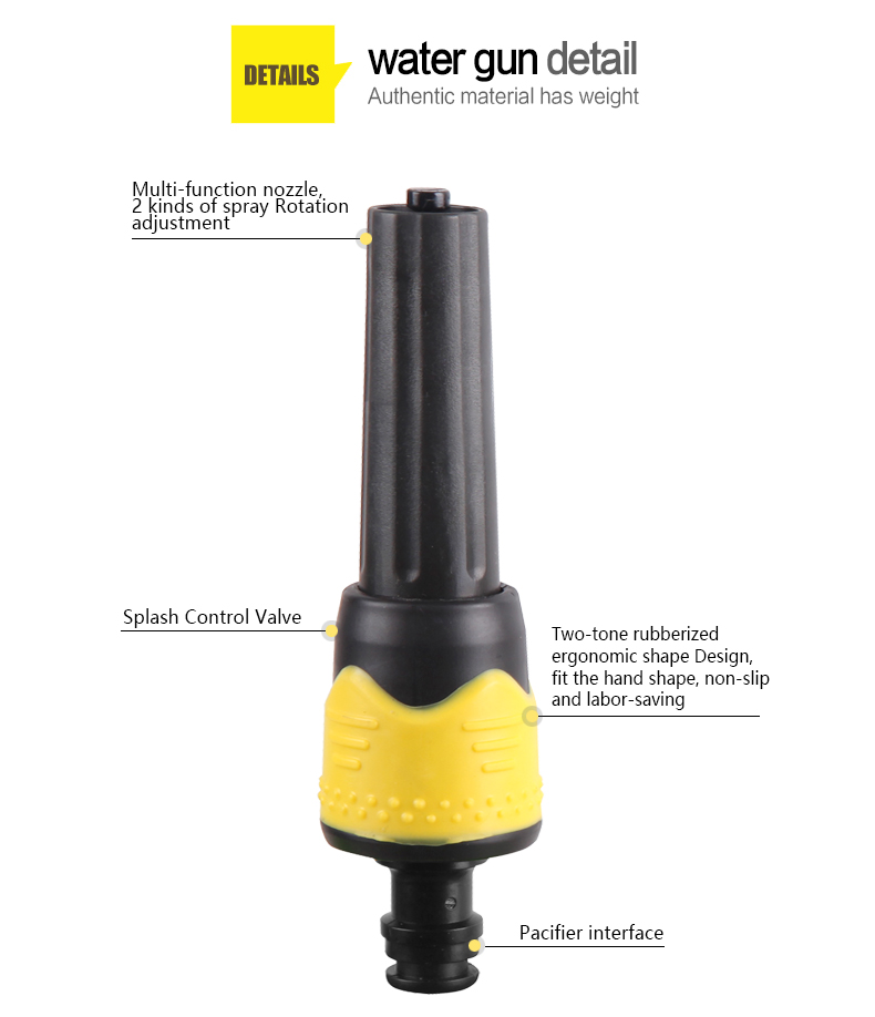 Pistola de agua ABS TPR