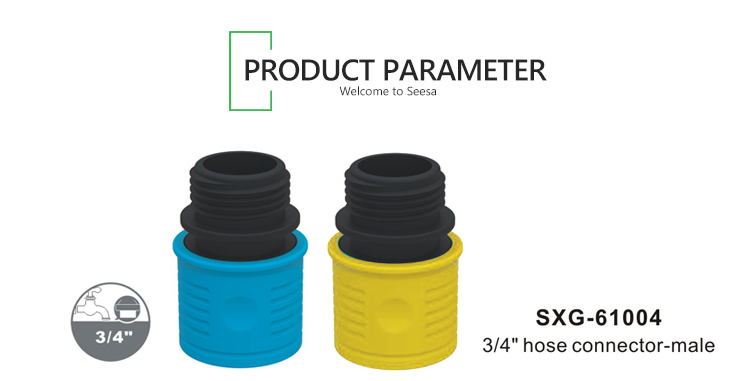 Conectores de manguera de pl&aacute;stico para jard&iacute;n.