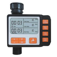 Conveniente irrigador de plástico cronometrado para jardines