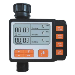Conveniente irrigador de plástico cronometrado para jardines