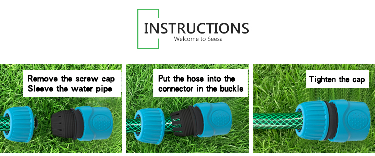 Conectores de grifo de manguera redondos de ABS