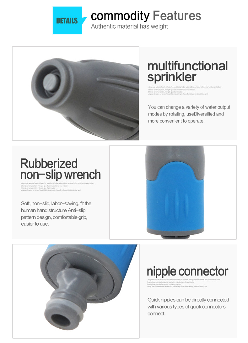 pistola de agua de boquilla de manguera