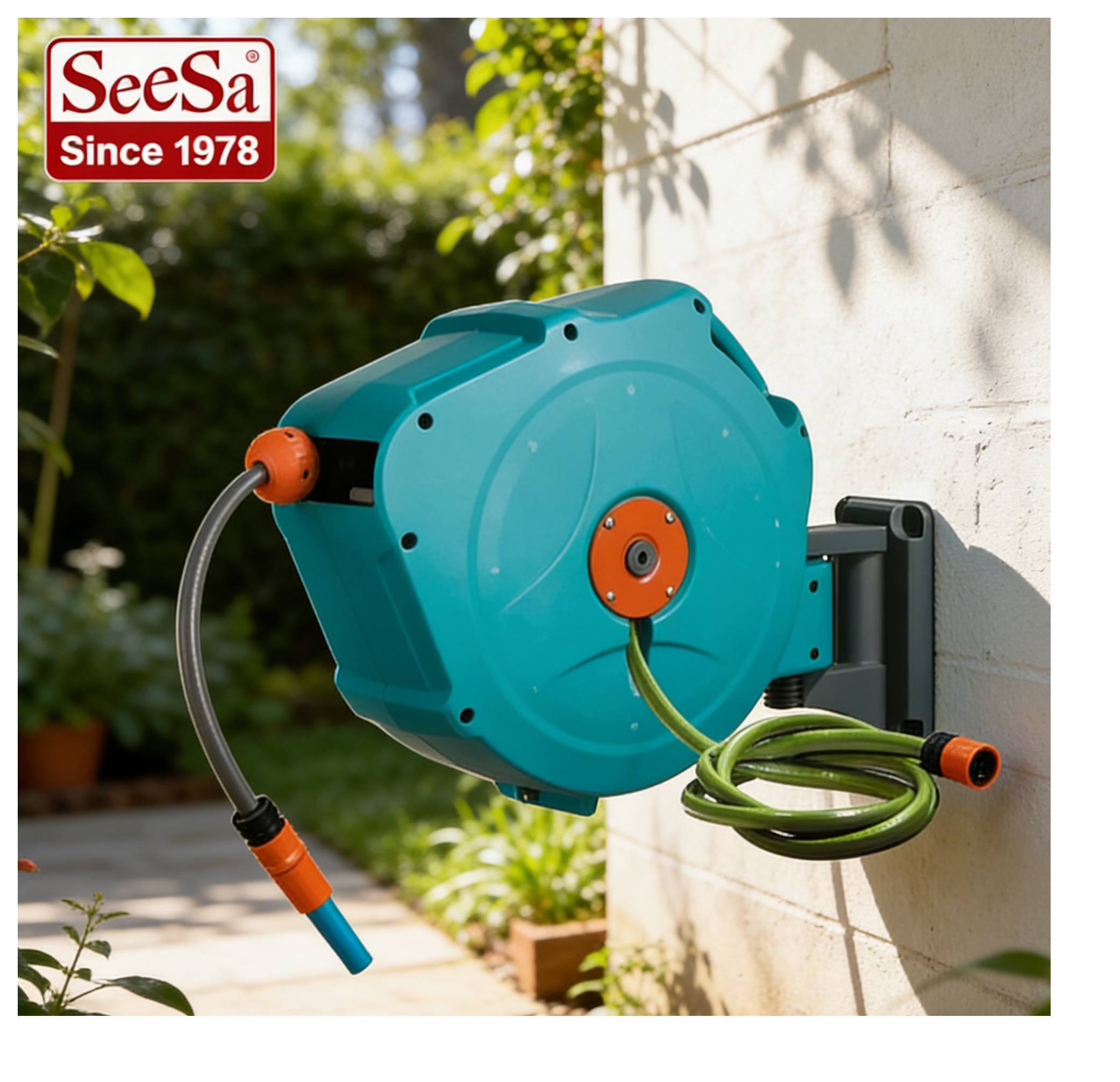 Carro con carrete para manguera de agua de aluminio de alta resistencia: Guía de uso, instalación y mantenimiento