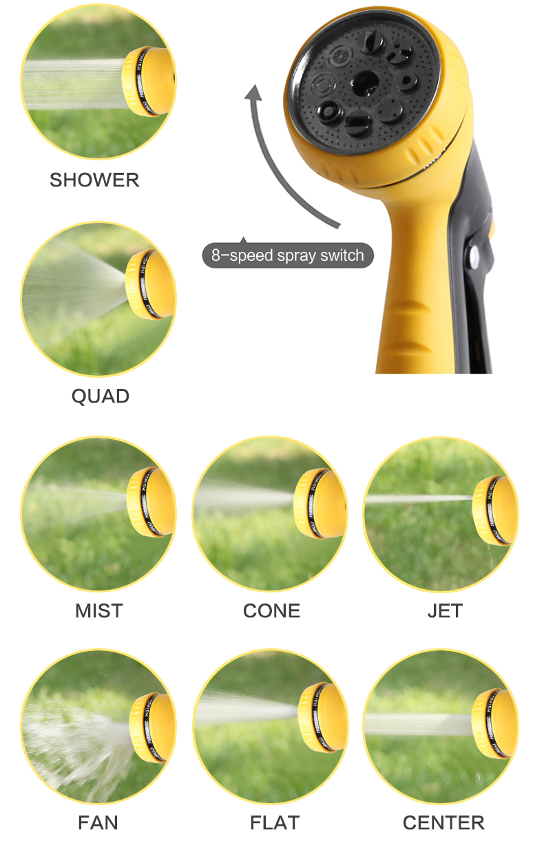 Modos de carrete de manguera de c&eacute;sped y carrito