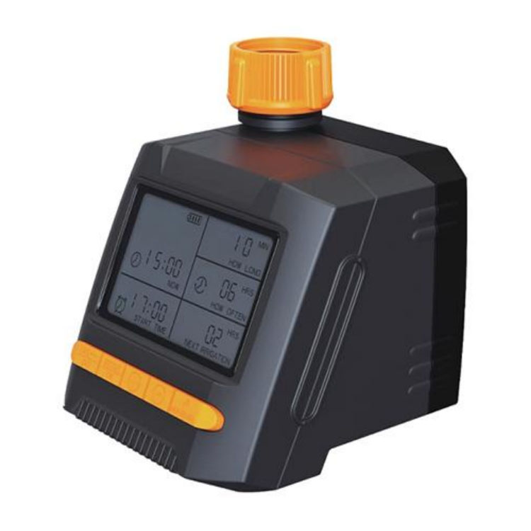 Conveniente irrigador de plástico cronometrado para jardines