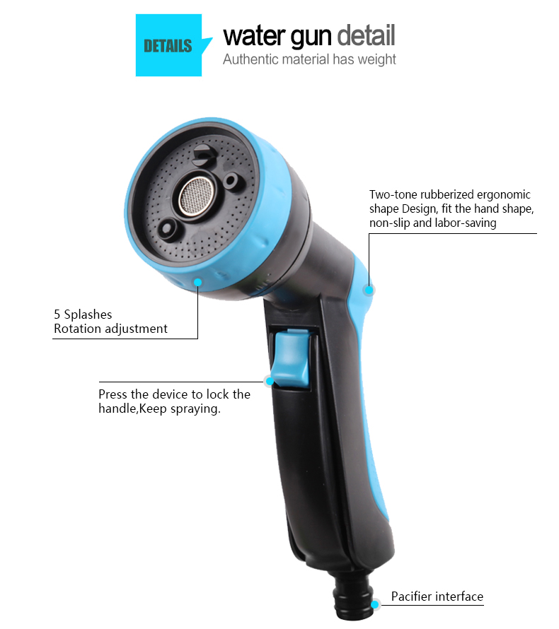 detalle de pistola de agua